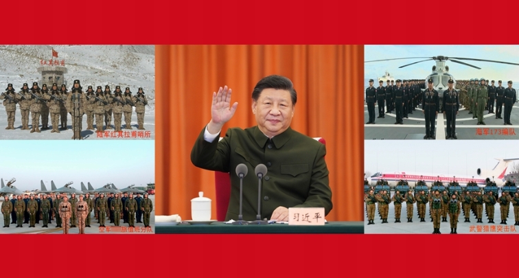 Си Цзиньпин проинспектировал боеготовность вооруженных сил Китая