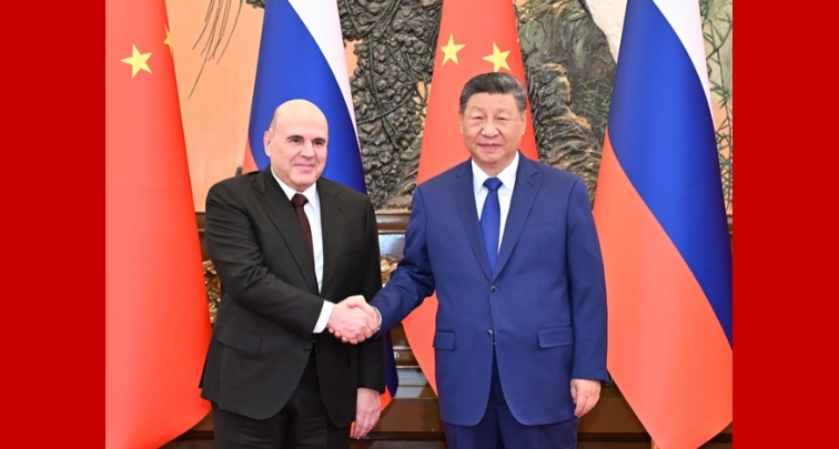 Си Цзиньпин встретился с премьер-министром РФ